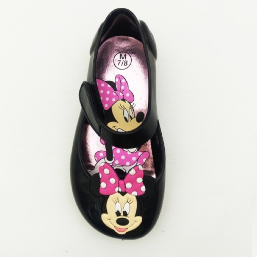 Disney Minnie Mouse Jelly Mary Jane Girls Shoes - Picture 5 of 8